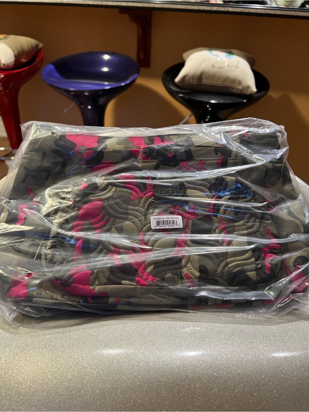 Lug Samba XL Crossbody in Camo Orchid NWT